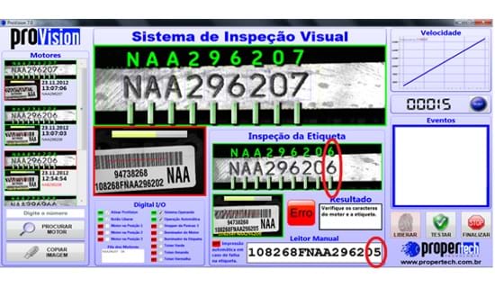 Sistema de Visão Inspeção Caracteres 3