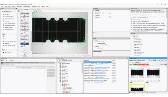 Sistema de Visão Inspeção Válvulas Matrox Design Assistant 3